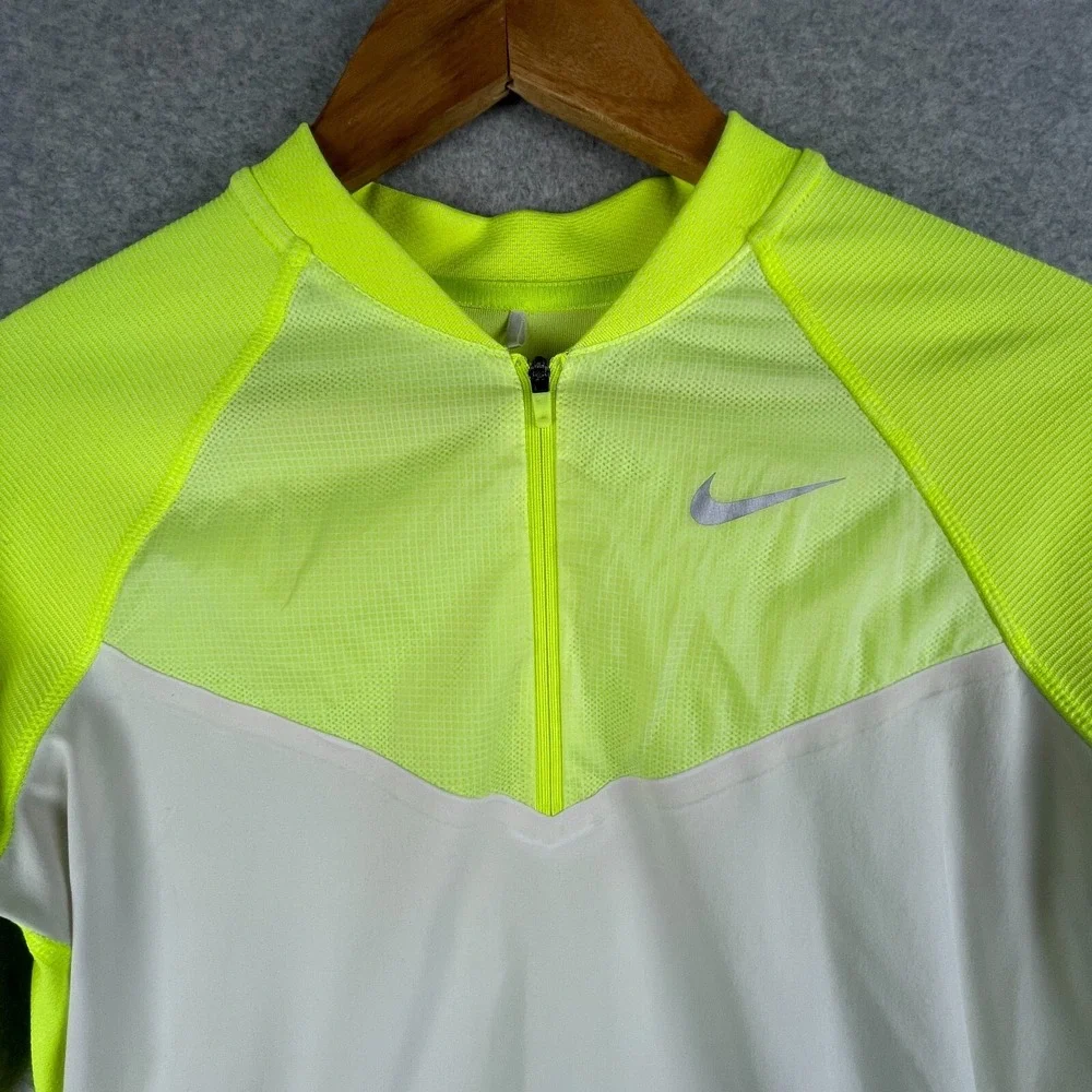 Nike‎ Shirt Women Medium Golf Tour Performance Quarter Zip 2015 PGA Championship